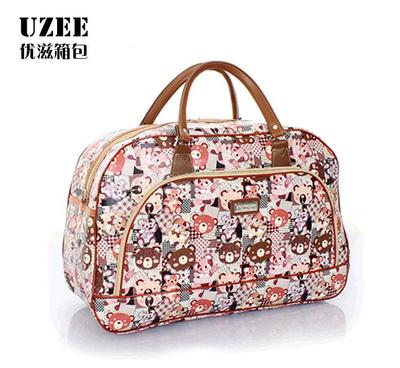 批發(fā)旅行袋 韓版手提旅行包 PU防水行李包 行李箱包廠家一件