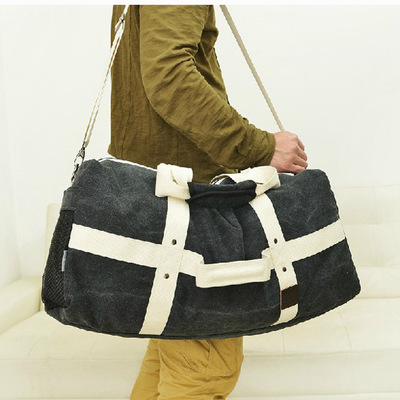 【深圳手袋廠家 供應大號旅行包 帆布單肩旅行包 手提旅行包】價格,廠家,圖片,其他箱包,深圳市昂威手袋-