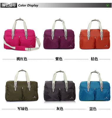 【手提旅行包 尼龍大容量手提旅行包 進口尼龍大容量手提旅行包】價格,廠家,圖片,時尚休閑包,廣州市花都區三旺箱包皮具廠-